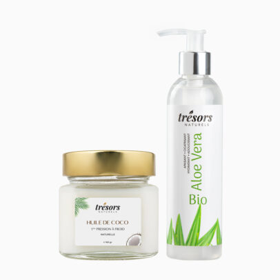 Soin naturel Gel Aloé Vera et Huile de Coco Naturels
