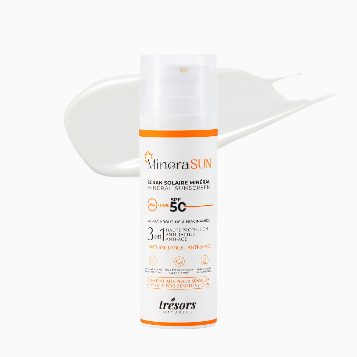 Écran solaire minéral invisible - Produits cosmétiques naturels
