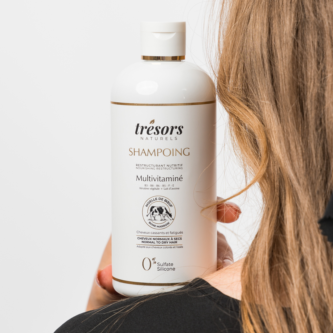 Shampoing multivitaminé moelle de bœuf