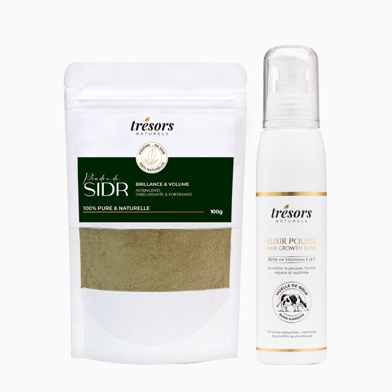 Duo Poudre de Sidr et Elixir Pousse - Tunisie